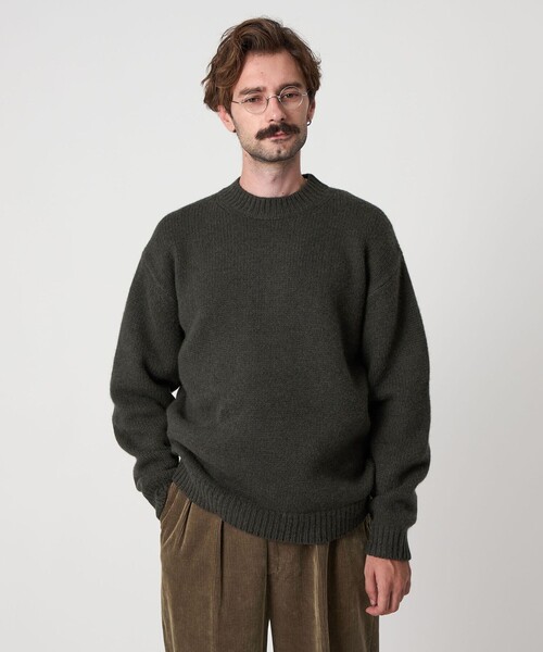 steven alan クルーネックニットセーター Lサイズ STEVEN ALAN セーター ニット 「Steven Alan」 ハミルトン