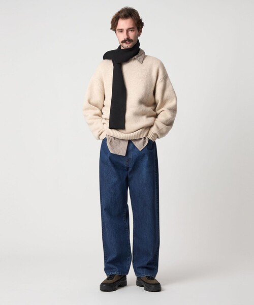 【新品未使用】＜Steven Alan＞ ラムズウール ハイクルーネック ニット Steven Alan＞ ハミルトンラムズウール ハイクルーネック ニット NARROW