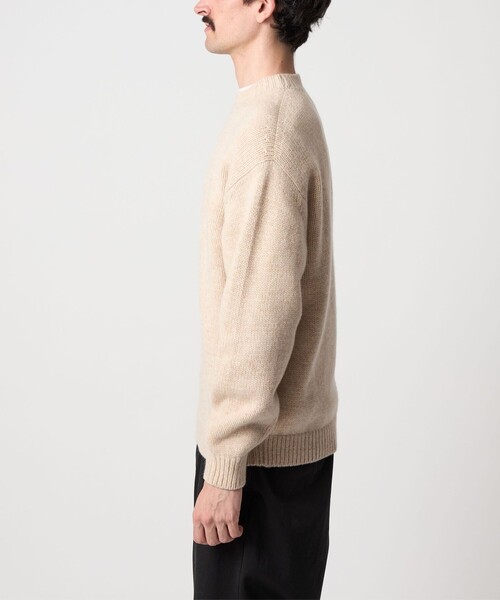 Steven Alan＞ ハミルトンラムズウール ハイクルーネック ニット