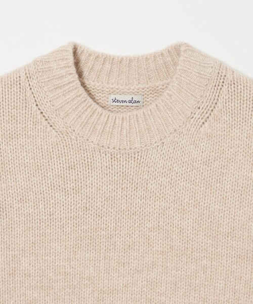 Steven Alan(スティーブンアラン)の「<Steven Alan> ハミルトンラムズウール ハイクルーネック ニット NARROW(ニット/セーター・メンズ・ベージュ/ライトグレー/ネイビー/ブラック/ダークグリーン/ダークブラウン・S/XL/L/M)」の12枚目の写真