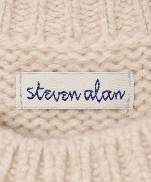 Steven Alan(スティーブンアラン)の「<Steven Alan> ハミルトンラムズウール ハイクルーネック ニット NARROW(ニット/セーター・メンズ・ベージュ/ライトグレー/ネイビー/ブラック/ダークグリーン/ダークブラウン・S/XL/L/M)」の16枚目の写真
