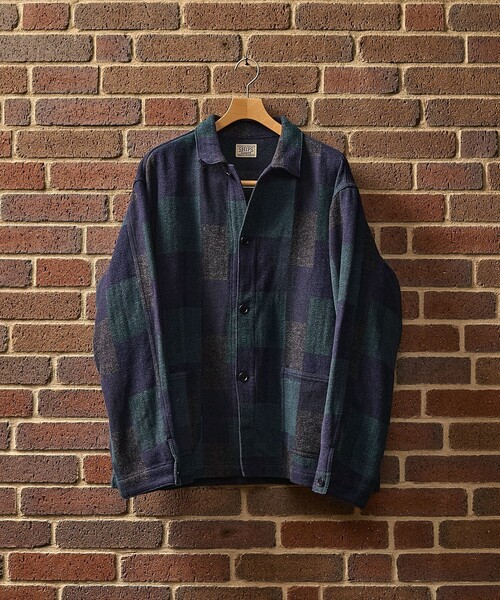 SHIPS（シップス）の「SHIPS: AUTHENTIC コットン ツイード カバー シャツ（シャツ/ブラウス・メンズ・ブラウン/ダークグレー/ネイビー/その他・SMALL/MEDIUM/LARGE/X-LARGE）」の3枚目の写真