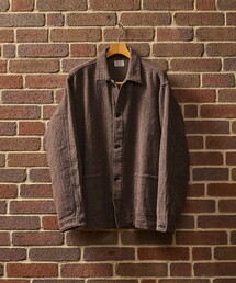 SHIPS | SHIPS: AUTHENTIC コットン ツイード カバー シャツ(シャツ/ブラウス)