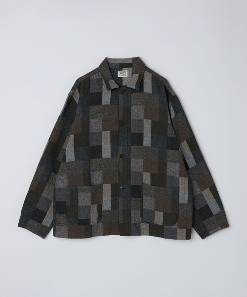 SHIPS（シップス）の「SHIPS: AUTHENTIC コットン ツイード カバー シャツ（シャツ/ブラウス・メンズ・ブラウン/ダークグレー/ネイビー/その他・SMALL/MEDIUM/LARGE/X-LARGE）」の9枚目の写真