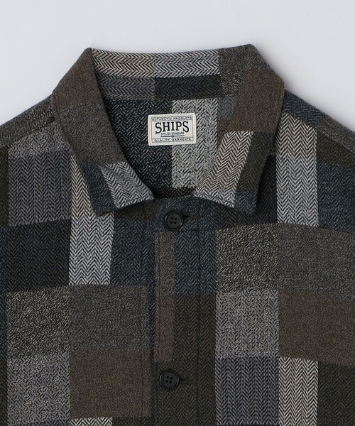 SHIPS（シップス）の「SHIPS: AUTHENTIC コットン ツイード カバー シャツ（シャツ/ブラウス・メンズ・ブラウン/ダークグレー/ネイビー/その他・SMALL/MEDIUM/LARGE/X-LARGE）」の11枚目の写真