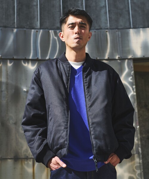 ネコカブリ ビューティフルシャドー リバーシブルパデッドジャケット ブルゾン ビューティフルシャドージェントルメン｜リバーシブルブルゾン｜ユニ