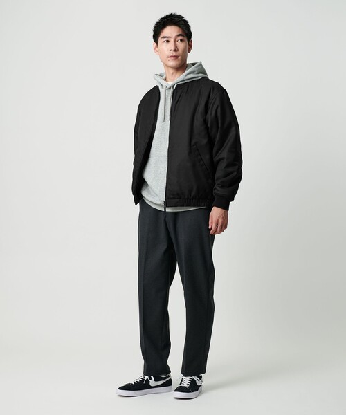 green label relaxing（グリーンレーベルリラクシング）の「パデッド リバーシブル ジップ ブルゾン（ブルゾン・メンズ・ブラック/モカ/ネイビー・S/M/L/XL）」の21枚目の写真