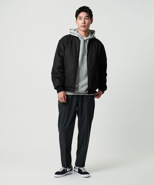 green label relaxing（グリーンレーベルリラクシング）の「パデッド リバーシブル ジップ ブルゾン（ブルゾン・メンズ・ブラック/モカ/ネイビー・S/M/L/XL）」の22枚目の写真