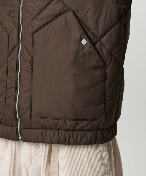 green label relaxing（グリーンレーベルリラクシング）の「パデッド リバーシブル ジップ ブルゾン（ブルゾン・メンズ・ブラック/モカ/ネイビー・S/M/L/XL）」の7枚目の写真