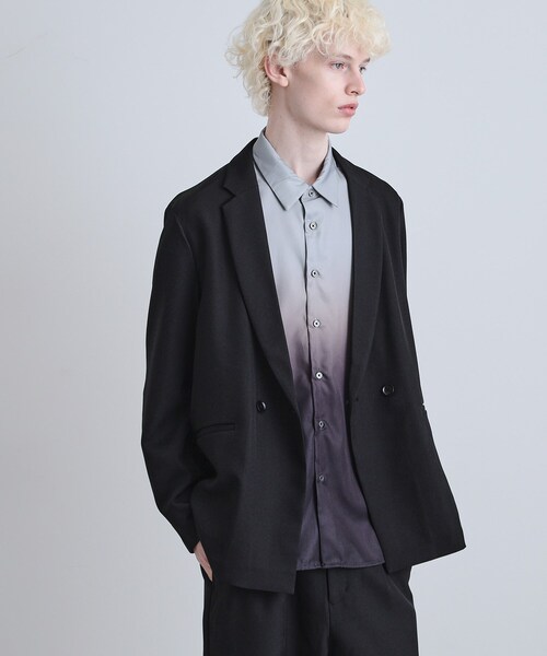 tk.TAKEO KIKUCHI（ティーケータケオキクチ）の「【上下セット】オーバーシルエットセットアップ（セットアップ・メンズ・ブラック/ダークグリーン/ダークブラウン・01/02/03）」の11枚目の写真