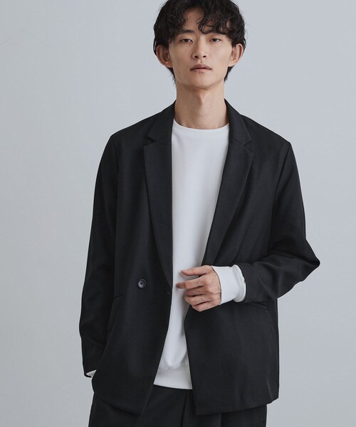 tk.TAKEO KIKUCHI（ティーケータケオキクチ）の「【上下セット】オーバーシルエットセットアップ（セットアップ・メンズ・ブラック/ダークグリーン/ダークブラウン・01/02/03）」の17枚目の写真