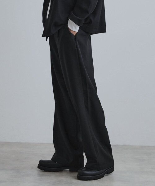 tk.TAKEO KIKUCHI（ティーケータケオキクチ）の「【上下セット】オーバーシルエットセットアップ（セットアップ・メンズ・ブラック/ダークグリーン/ダークブラウン・01/02/03）」の19枚目の写真