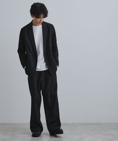 tk.TAKEO KIKUCHI（ティーケータケオキクチ）の「【上下セット】オーバーシルエットセットアップ（セットアップ・メンズ・ブラック/ダークグリーン/ダークブラウン・01/02/03）」の20枚目の写真