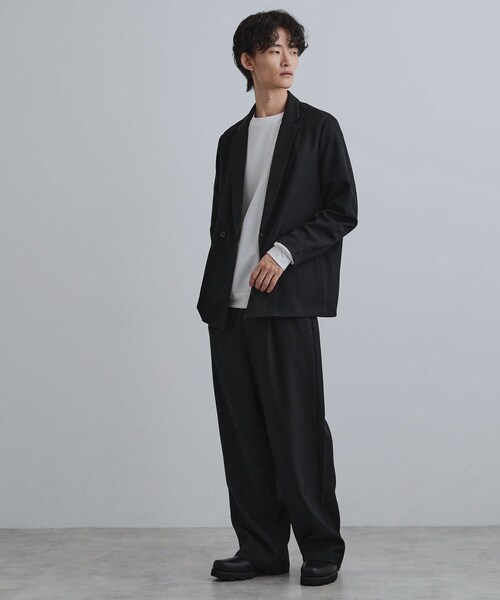 tk.TAKEO KIKUCHI（ティーケータケオキクチ）の「【上下セット】オーバーシルエットセットアップ（セットアップ・メンズ・ブラック/ダークグリーン/ダークブラウン・01/02/03）」の21枚目の写真