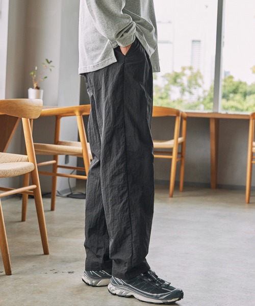 セットアップ対応】マルチファンクショナルナイロン タックテーパード