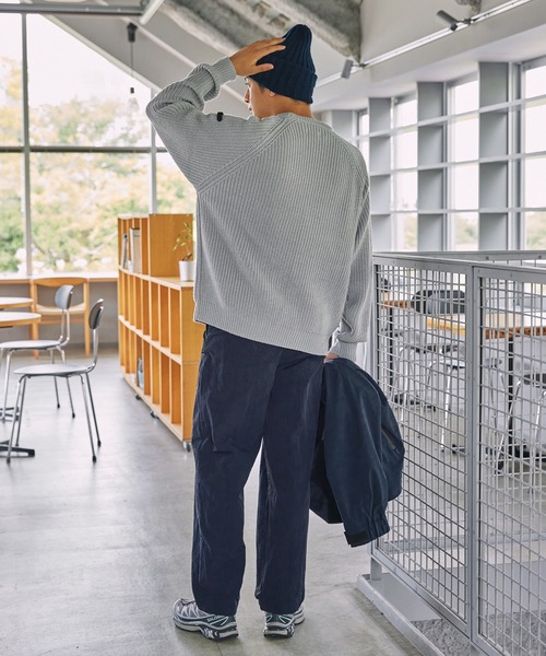 THE CRAFT CREW PRODUCTS(ザクラフトクループロダクツ)の「【セットアップ対応】マルチファンクショナルナイロン タックテーパードパンツ / 撥水・防風・ウォッシャブル【THE C RAFT CREW PRODUCTS】(その他パンツ・メンズ・カーキブラウン/ダークネイビー/チャコールグレー/ブラック・L/M/S)」の7枚目の写真