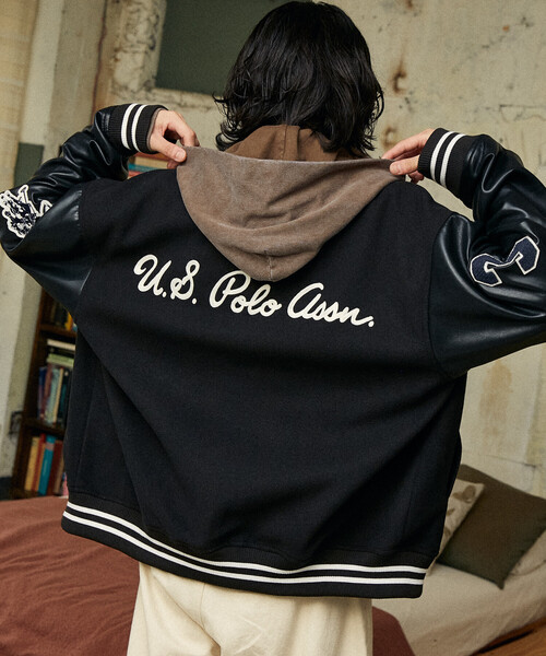 セール】U.S. POLO ASSN./ユーエスポロアッスン 別注 FAKE LEATHER