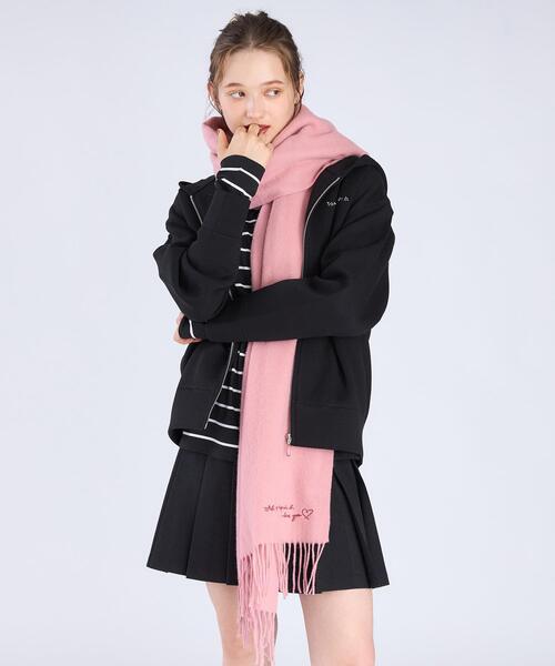 ウールカシミヤ混ストール（マフラー）｜To b. by agnes b