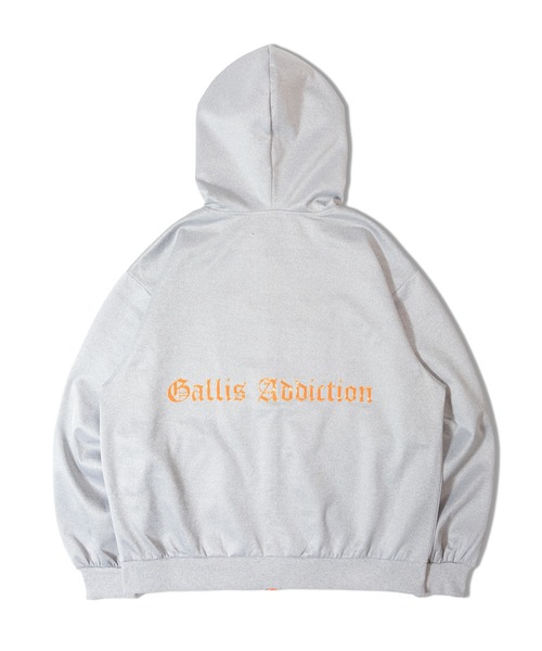 GALLIS ADDICTION（ガリスアディクション）の「GA COLOR止水ZIP HOODIE（パーカー・メンズ・ブラック/グレー・M/L）」の6枚目の写真