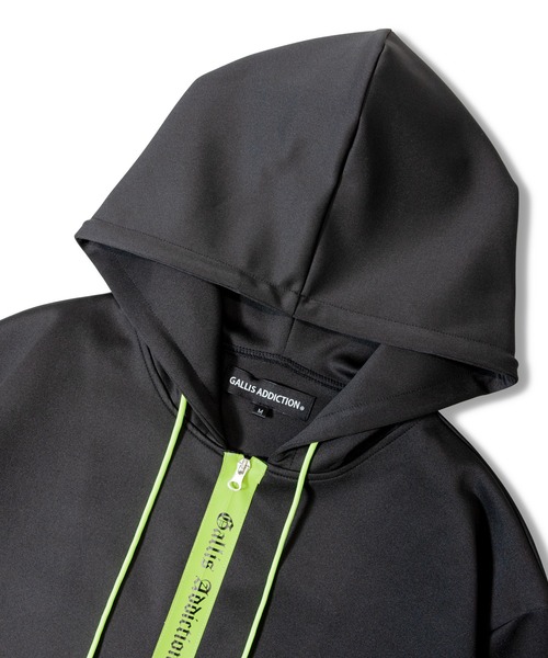 GALLIS ADDICTION（ガリスアディクション）の「GA COLOR止水ZIP HOODIE（パーカー・メンズ・ブラック/グレー・M/L）」の7枚目の写真