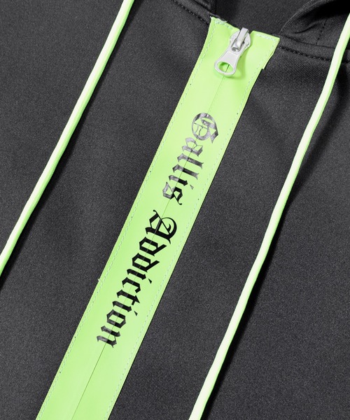 GALLIS ADDICTION（ガリスアディクション）の「GA COLOR止水ZIP HOODIE（パーカー・メンズ・ブラック/グレー・M/L）」の8枚目の写真