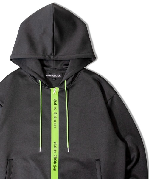 GALLIS ADDICTION（ガリスアディクション）の「GA COLOR止水ZIP HOODIE（パーカー・メンズ・ブラック/グレー・M/L）」の14枚目の写真