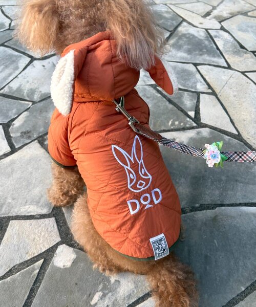 CIAOPANIC TYPY（チャオパニックティピー）の「【WEB限定】【DOD】【ドッグウェア】サササノフワジャケ（ペットウェア・レディース・ブルー/オレンジ/ベージュ・MEDIUM/SMALL）」の20枚目の写真