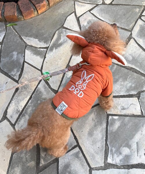 CIAOPANIC TYPY（チャオパニックティピー）の「【WEB限定】【DOD】【ドッグウェア】サササノフワジャケ（ペットウェア・レディース・ブルー/オレンジ/ベージュ・MEDIUM/SMALL）」の22枚目の写真