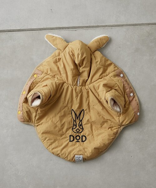 CIAOPANIC TYPY（チャオパニックティピー）の「【WEB限定】【DOD】【ドッグウェア】サササノフワジャケ（ペットウェア・レディース・ブルー/オレンジ/ベージュ・MEDIUM/SMALL）」の7枚目の写真