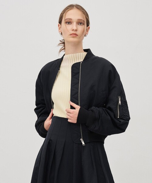 アンクレイヴ ブルゾン uncrave（アンクレイヴ） ブルゾン アウター ラスターサテン ブルゾン