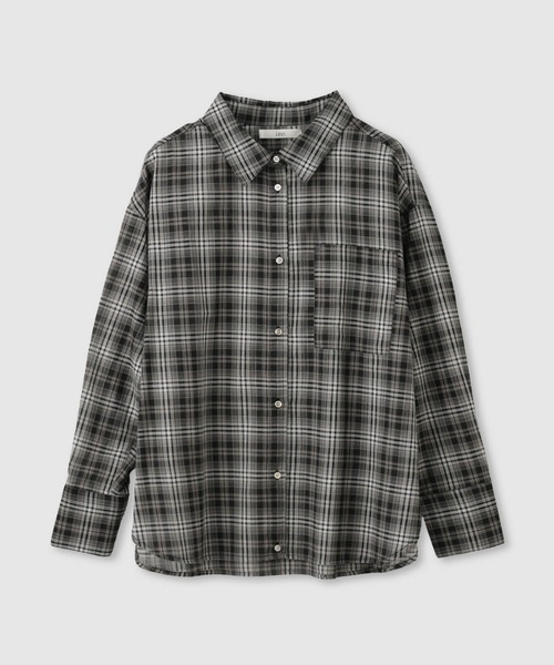 Mac-House(マックハウス)の「Idnes 2wayカシュクールシャツ(シャツ/ブラウス・レディース・ベージュ/サックスブルー/ブラック・M)」の9枚目の写真