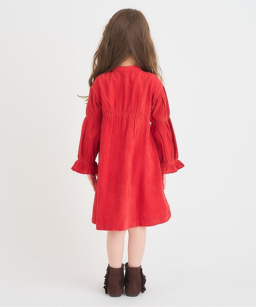 apres les cours（アプレレクール）の「【WEB限定/ジュニア対応】まいにちワンピース（ワンピース・キッズ・ピンク/レッド/ベージュ/チャコール/ネイビー・80/90/100/110/120/130/140）」の21枚目の写真