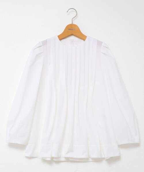 セール】ウォッシャブルタックフレアーブラウス（シャツ/ブラウス