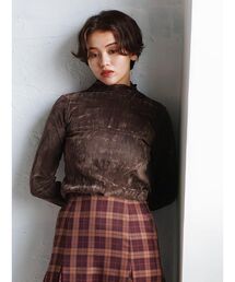Mellow velour top
