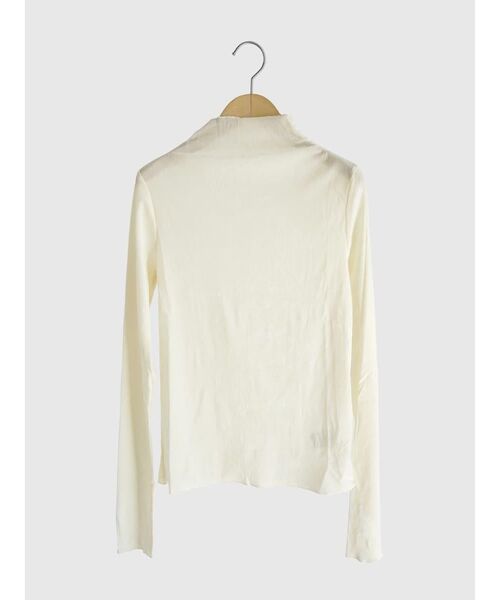 FIKA.（フィーカ）の「Mellow velour top（Tシャツ/カットソー・レディース・ブラウン/ブラック/オフホワイト・MEDIUM）」の19枚目の写真
