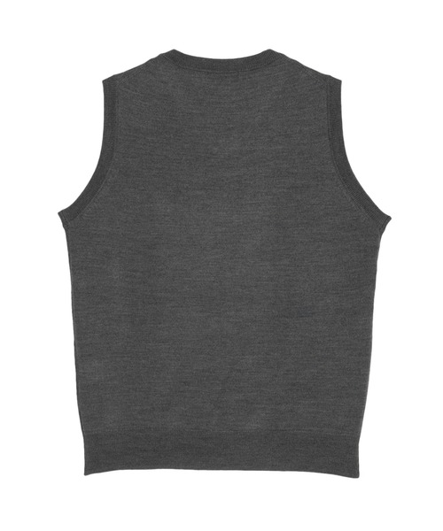 BRICK HOUSE by TOKYO SHIRT(ブリックハウス)の「ダイヤ柄 ニットベスト(ベスト・メンズ・チャコール/ネイビー・LL/M/L/XL)」の7枚目の写真