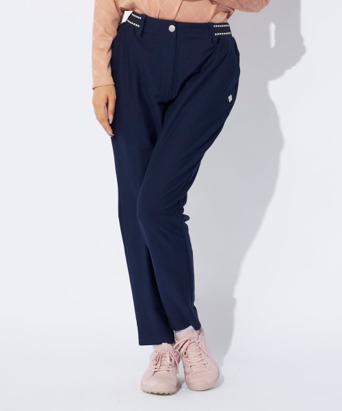 marie claire(マリ・クレール)の「【marieclaire/マリクレール】レディーステーパードパンツ/ストレッチ/オールシーズン対応/ゴルフ(その他パンツ・レディース・ネイビー/ライトベージュ/オフホワイト・X-LARGE/LARGE/MEDIUM)」の3枚目の写真