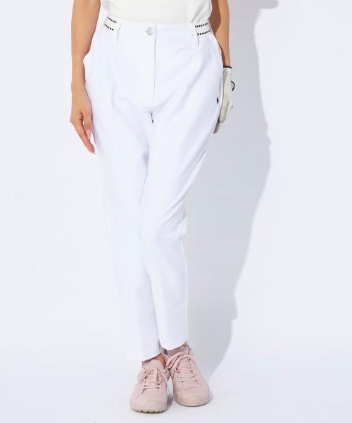 marie claire(マリ・クレール)の「【marieclaire/マリクレール】レディーステーパードパンツ/ストレッチ/オールシーズン対応/ゴルフ(その他パンツ・レディース・ネイビー/ライトベージュ/オフホワイト・X-LARGE/LARGE/MEDIUM)」の1枚目の写真