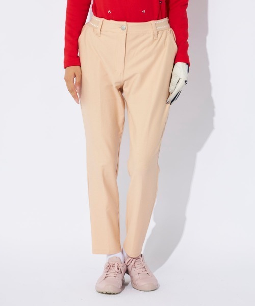 marie claire(マリ・クレール)の「【marieclaire/マリクレール】レディーステーパードパンツ/ストレッチ/オールシーズン対応/ゴルフ(その他パンツ・レディース・ネイビー/ライトベージュ/オフホワイト・X-LARGE/LARGE/MEDIUM)」の2枚目の写真
