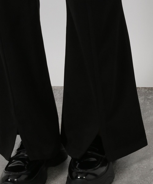 LAKOLE(ラコレ)の「起毛カットフレアパンツ / 598991(その他パンツ・レディース・ブラウン/チャコールグレー/ブラック/ライトベージュ・FREE)」の21枚目の写真