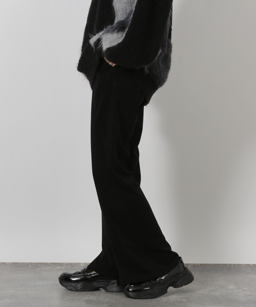 LAKOLE(ラコレ)の「起毛カットフレアパンツ / 598991(その他パンツ・レディース・ブラウン/チャコールグレー/ブラック/ライトベージュ・FREE)」の7枚目の写真