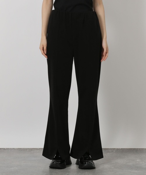 LAKOLE(ラコレ)の「起毛カットフレアパンツ / 598991(その他パンツ・レディース・ブラウン/チャコールグレー/ブラック/ライトベージュ・FREE)」の16枚目の写真