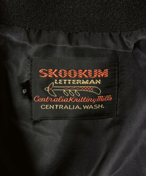 SKOOKUM(スクーカム)の「<SKOOKUM>SKOOKUM スタジャン<Select by EMMEL REFINES>(スタジャン・レディース・ブラック・S)」の10枚目の写真