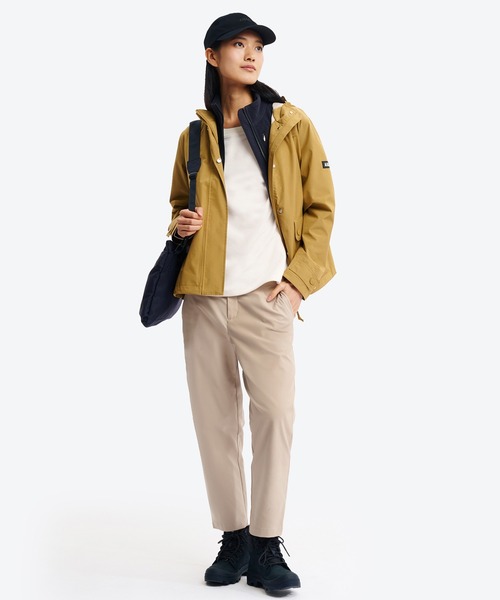 AIGLE（エーグル）の「ダイヤモンドキルティング ワッフルフリースプルオーバー（スウェット・レディース・ホワイト/ダークネイビー・36/38/40）」の6枚目の写真