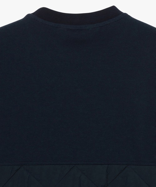 AIGLE（エーグル）の「ダイヤモンドキルティング ワッフルフリースプルオーバー（スウェット・レディース・ホワイト/ダークネイビー・36/38/40）」の21枚目の写真