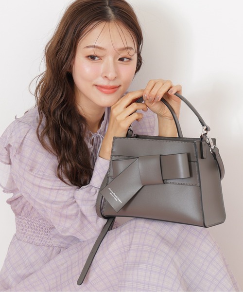 JILL by JILL STUART(ジルバイジルスチュアート)の「◇<リボンシリーズ>ワンハンドルバッグ(ハンドバッグ・レディース・ホワイト/グレー/ブルー・FREE)」の20枚目の写真