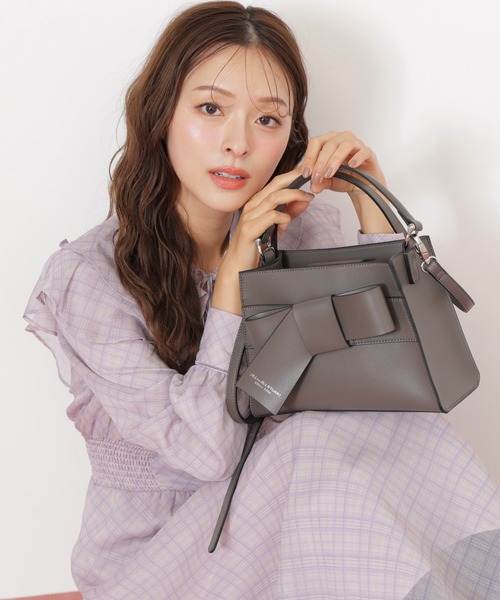 JILL by JILL STUART(ジルバイジルスチュアート)の「◇<リボンシリーズ>ワンハンドルバッグ(ハンドバッグ・レディース・ホワイト/グレー/ブルー・FREE)」の21枚目の写真