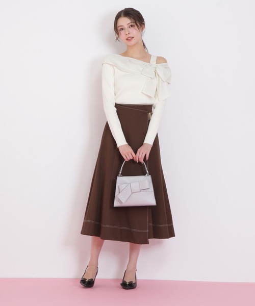 JILL by JILL STUART(ジルバイジルスチュアート)の「◇<リボンシリーズ>ワンハンドルバッグ(ハンドバッグ・レディース・ホワイト/グレー/ブルー・FREE)」の22枚目の写真