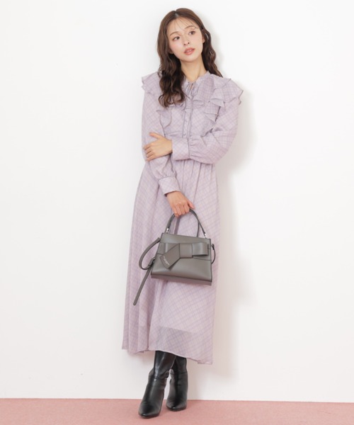 JILL by JILL STUART(ジルバイジルスチュアート)の「◇<リボンシリーズ>ワンハンドルバッグ(ハンドバッグ・レディース・ホワイト/グレー/ブルー・FREE)」の16枚目の写真
