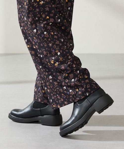 WA ORiental TRaffic(ダブルエーオリエンタルトラフィック)の「厚底 リブニット バックジップ ブーツ /52407(ブーツ・レディース・ブラック/ブラウン/ベージュ・S/M/L/LL/SS/3L)」の14枚目の写真